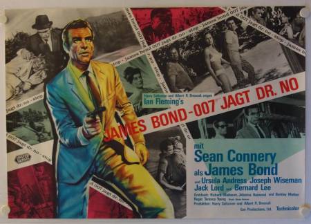 James Bond jagt Dr. No originales deutsches A0-Filmplakat